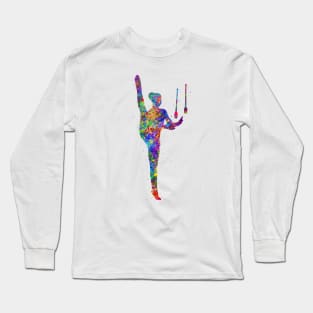 Rhythmic gymnastics juggling Long Sleeve T-Shirt